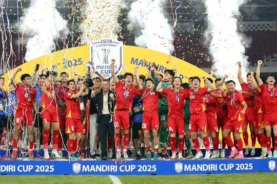 Việt Nam lần thứ ba liên tiếp vô địch U23 Đông Nam Á