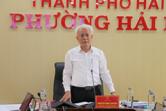 Trưởng ban Nội chính Thành ủy Hải Phòng kiểm tra công tác chuẩn bị Đại hội tại 4 phường phía tây