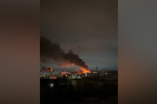 Nga phóng loạt tên lửa, UAV làm rung chuyển Kiev