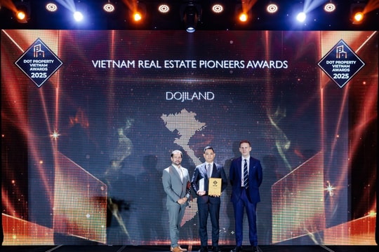 DOJILAND thắng lớn tại DOT Property Vietnam Awards 2025
