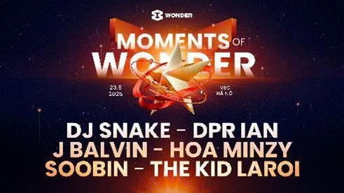 'Moments of Wonder' - Đại nhạc hội đặc biệt với dàn sao 'khủng'