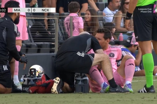 Inter Miami lo lắng vì Messi chấn thương