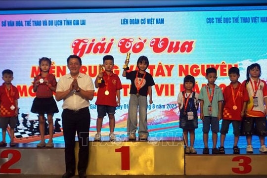 Giải Cờ Vua miền Trung và Tây Nguyên thành công tốt đẹp