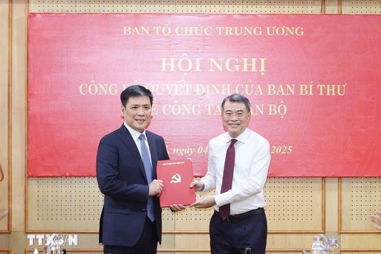 Ông Nguyễn Thanh Bình giữ chức Phó Trưởng Ban Tổ chức Trung ương
