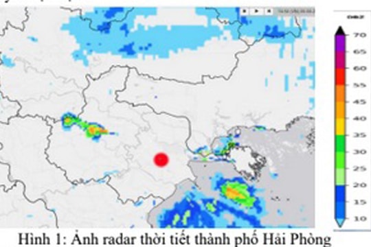 Chiều tối nay 5/8, khu vực tây Hải Phòng có mưa rào và dông