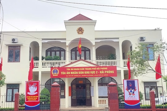 Tòa án Nhân dân khu vực 2 Hải Phòng không để gián đoạn hoạt động xét xử