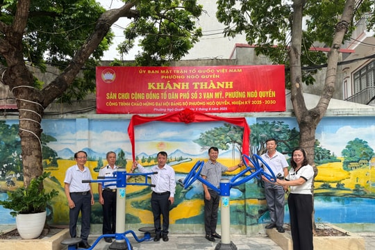 Nhiều hoạt động thiết thực chào mừng Đại hội Đảng bộ phường Ngô Quyền