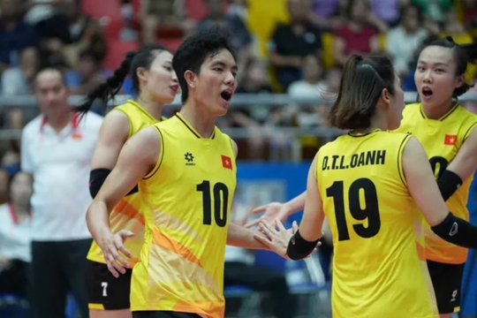 Bóng chuyền nữ Việt Nam quyết thắng ở chặng 2 SEA V.League