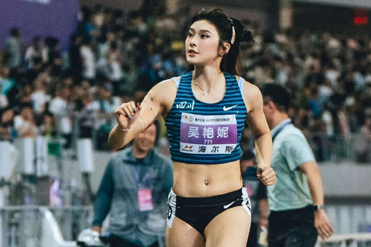 Mỹ nhân điền kinh Trung Quốc không vui dù vô địch 100 m quốc gia