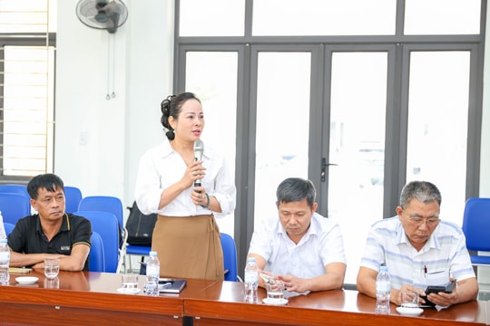 Đảng ủy xã Kiến Hải lấy ý kiến doanh nghiệp vào dự thảo báo cáo chính trị