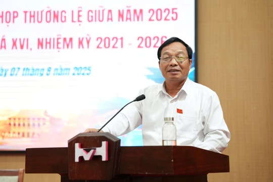 Chủ tịch HĐND thành phố Lê Văn Hiệu tiếp xúc cử tri phía tây Hải Phòng