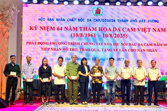 Phát động ủng hộ 'Chung tay xoa dịu nỗi đau da cam năm 2025'