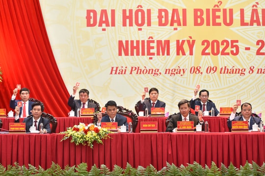 295 đại biểu dự phiên thứ nhất Đại hội Đảng bộ UBND thành phố lần thứ 1