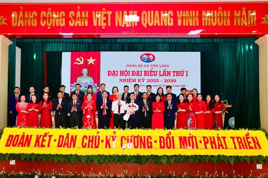 Đảng bộ xã Tiên Lãng phấn đấu xây dựng xã ngày càng giàu đẹp, văn minh, hiện đại, đáng sống