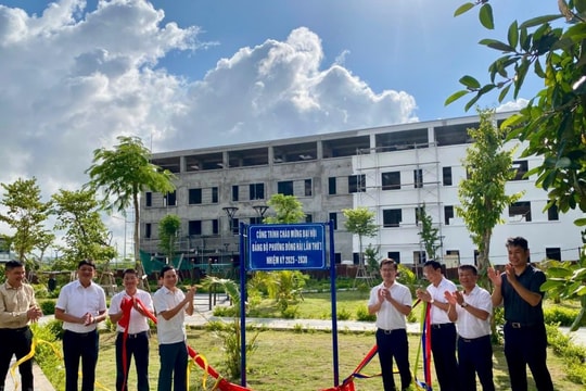 Khánh thành 2 công trình chào mừng Đại hội Đảng bộ phường Đông Hải