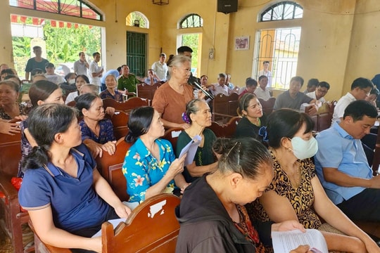 Xã Đường An chủ động gỡ vướng trong giải phóng mặt bằng