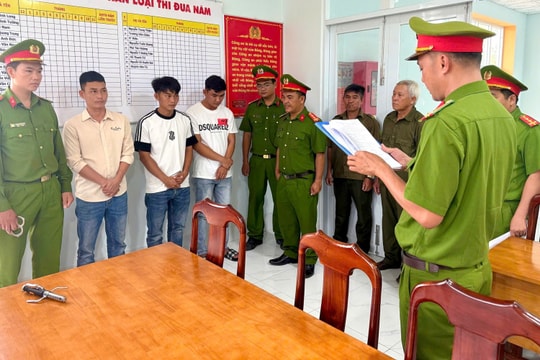 Khởi tố bắt tạm giam 3 đối tượng gây rối trật tự công cộng