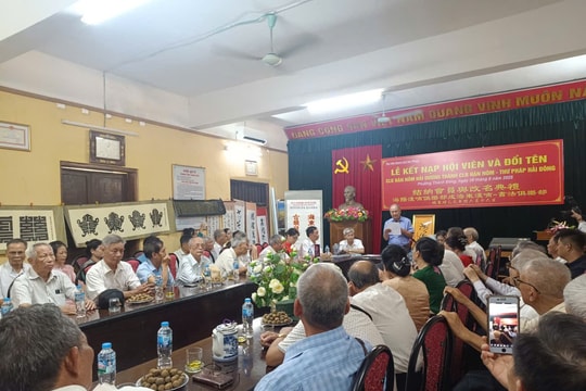 Đổi tên Câu lạc bộ Hán Nôm Hải Dương thành Câu lạc bộ Hán Nôm – Thư pháp Hải Đông