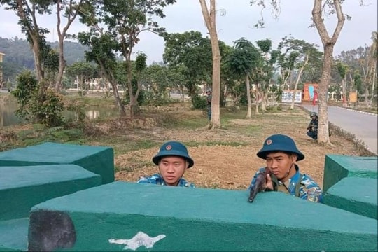 Sư đoàn 363 luyện tập phương án chiến đấu bảo vệ trong dịp cao điểm
