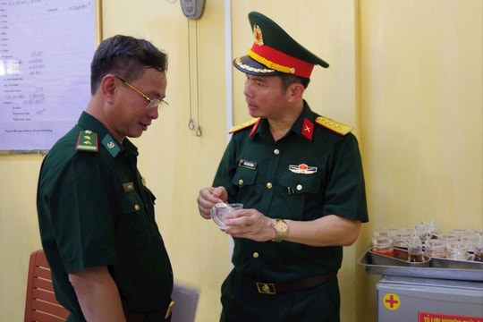 Bộ Chỉ huy quân sự thành phố Hải Phòng kiểm tra kết quả thực hiện nhiệm vụ tại Đồn Biên phòng Bạch Long Vĩ