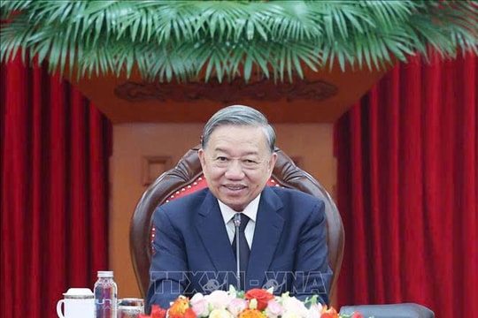 Tổng Bí thư Tô Lâm điện đàm với Chủ tịch Đảng Nhân dân Campuchia Hun Sen