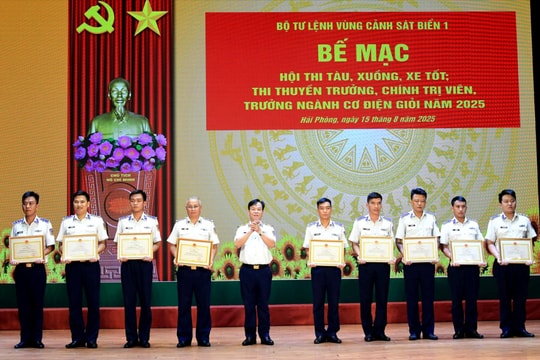 Vùng Cảnh sát biển 1 nâng cao năng lực, kỹ thuật tàu xuồng