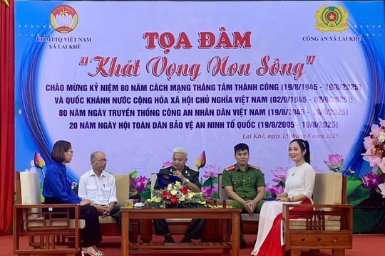 Xã Lai Khê tọa đàm “Khát vọng non sông”