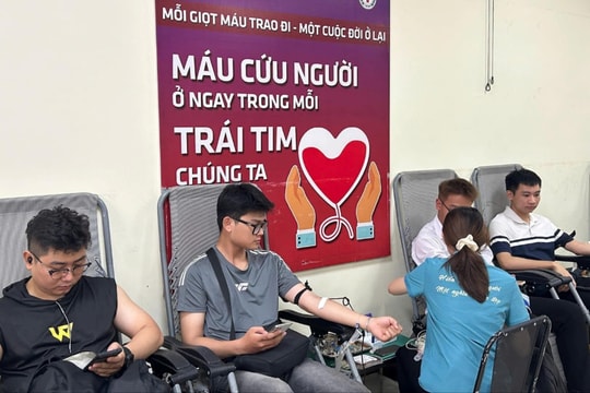 Câu lạc bộ Hiến máu các trường đại học ở Hải Phòng vận động, tiếp nhận gần 500 đơn vị máu