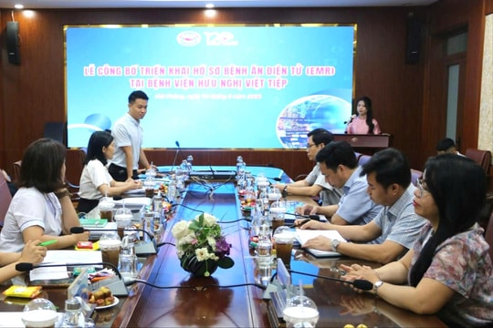 Bệnh viện Hữu nghị Việt Tiệp triển khai hồ sơ bệnh án điện tử