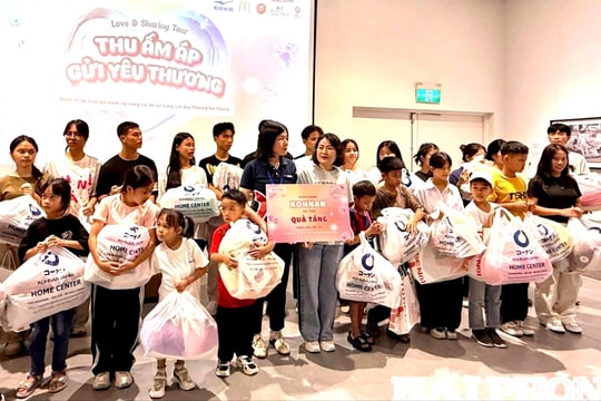 AEON Mall Hải Phòng Lê Chân mang niềm vui đến 35 trẻ em thiệt thòi