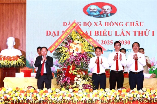Phát huy tiềm năng, lợi thế để xã Hồng Châu phát triển mạnh mẽ