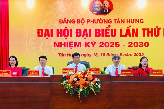 Phường Tân Hưng đặt mục tiêu phát triển nhanh, đồng bộ, bền vững