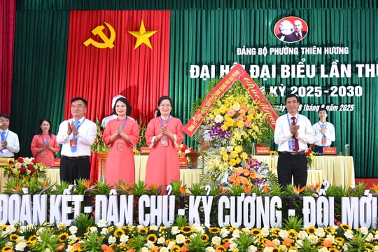 Xây dựng phường Thiên Hương có hệ thống hạ tầng phát triển đồng bộ, hiện đại