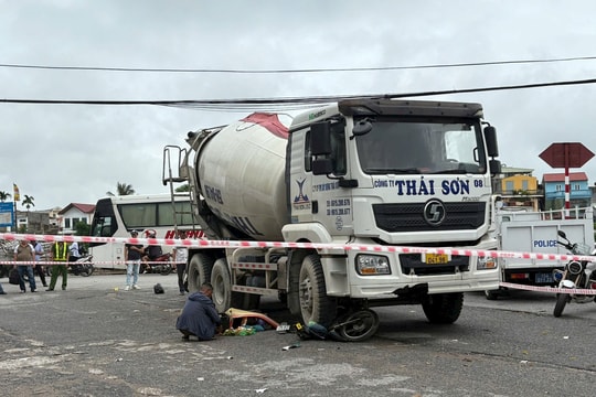 Va chạm với xe bồn ở phường An Biên , một phụ nữ tử vong tại chỗ