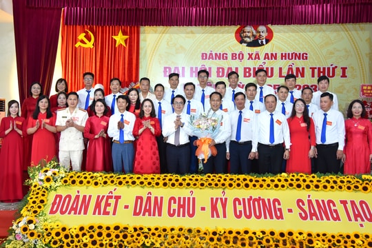 Đại hội Đảng bộ xã An Hưng đề ra 27 chỉ tiêu, 2 nhóm nhiệm vụ, giải pháp và 3 khâu đột phá