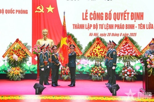 Thành lập Bộ Tư lệnh Pháo binh - Tên lửa