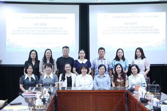 Sẽ thành lập Chi hội Nữ trí thức tại các trường đại học, cao đẳng ở phía tây Hải Phòng