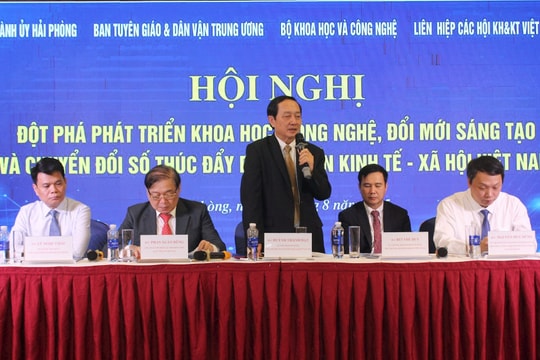 Tạo đột phá từ phát triển khoa học, công nghệ, đổi mới sáng tạo, chuyển đổi số