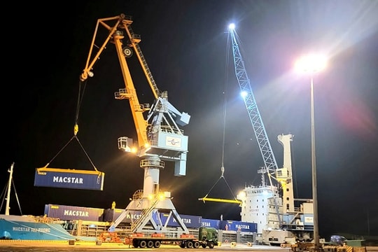 Vung Ang – Hai Phong container transport route inaugurated