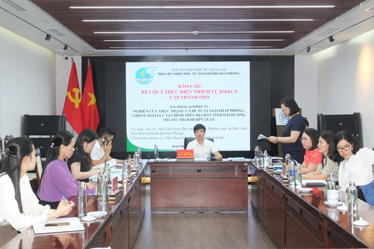 Nghiệm thu kết quả thực hiện 3 nhiệm vụ khoa học và công nghệ cấp thành phố