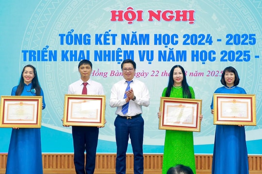 Phường Hồng Bàng dẫn đầu thành phố về giáo dục tiểu học