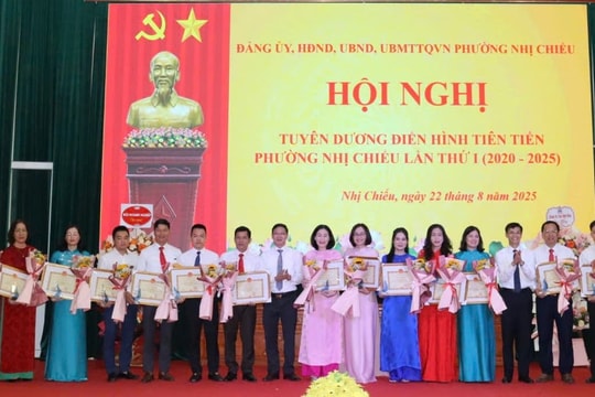 Phường Nhị Chiểu khen thưởng 68 tập thể, cá nhân điển hình tiên tiến