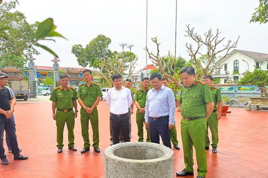 Cấp thiết bảo vệ hiện vật trong di tích