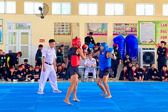 Nhiền môn phái tham gia Giải võ thuật cổ truyền xã An Phú mở rộng