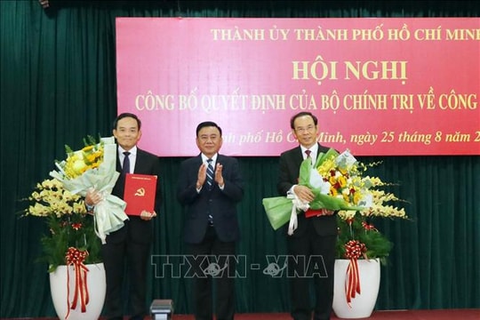 Đồng chí Trần Lưu Quang giữ chức Bí thư Thành ủy Thành phố Hồ Chí Minh