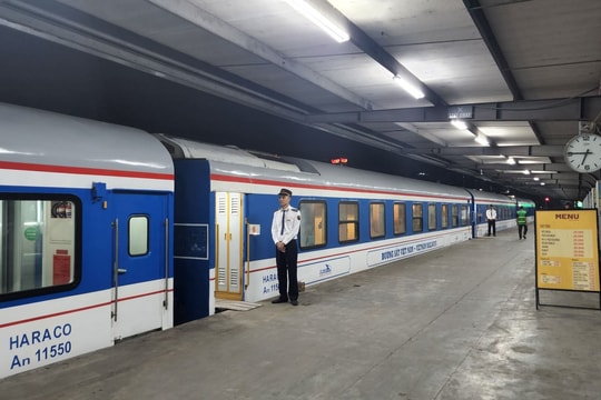 Tàu Bắc Nam dừng ở ga Giáp Bát trong 3 ngày diễn ra sự kiện A80