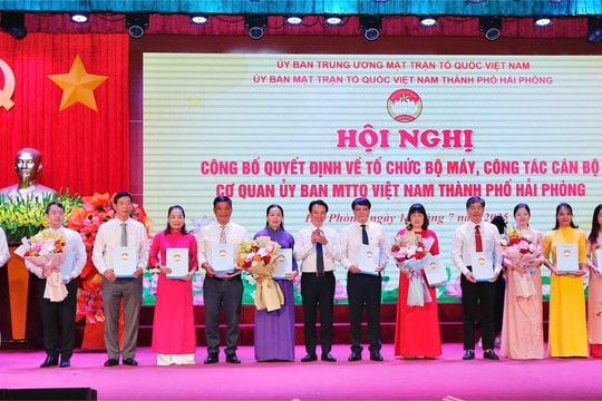 Hoàn thành Đại hội Mặt trận Tổ quốc Việt Nam cấp xã vào cuối tháng 10