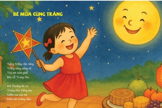 Nuôi dưỡng tâm hồn trẻ nhỏ qua tập thơ 'Múa cùng trăng'