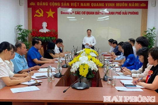 Nhanh chóng kiện toàn, ổn định các đoàn thể thuộc cơ quan Đảng thành phố