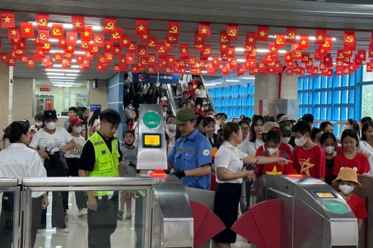 Phương án tổ chức các tuyến xe buýt, đường sắt đô thị phục vụ lễ chính 2/9